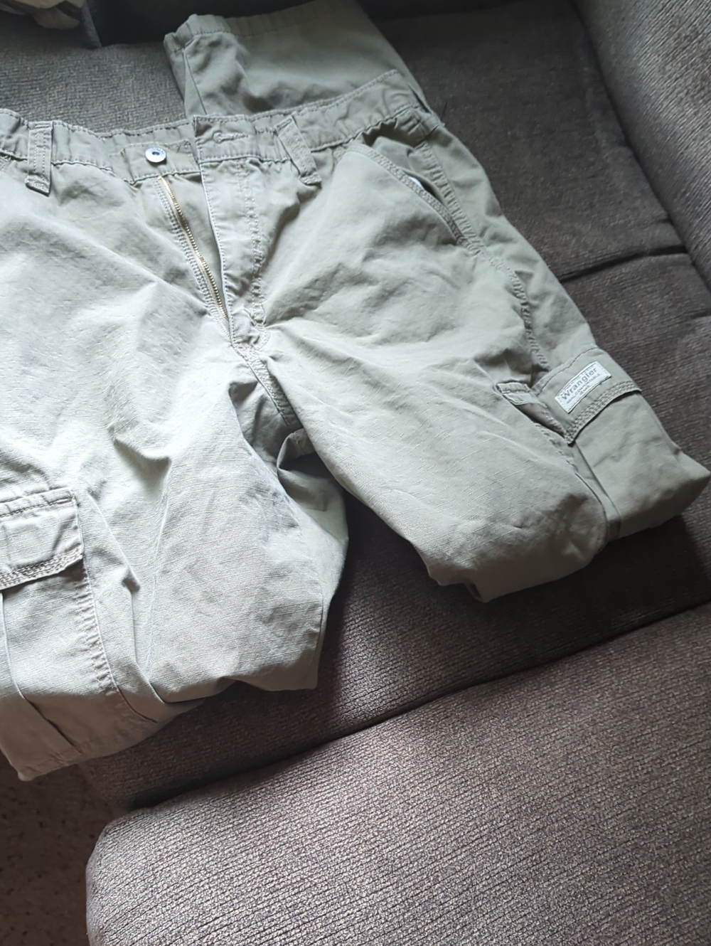 Wrangler Olive Utility Cargo Shorts
